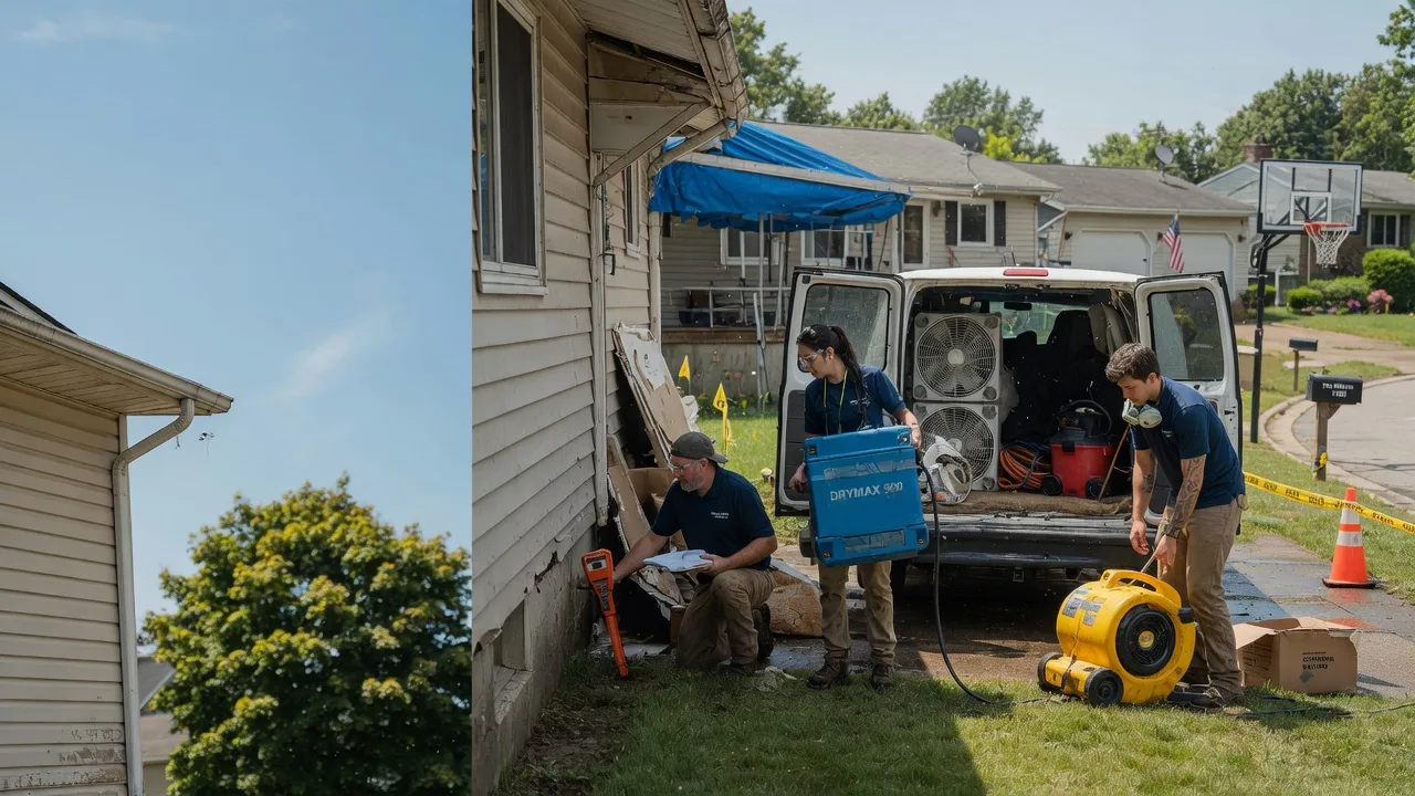 Ceiling Leak Cleanup in Blue River, WI near me