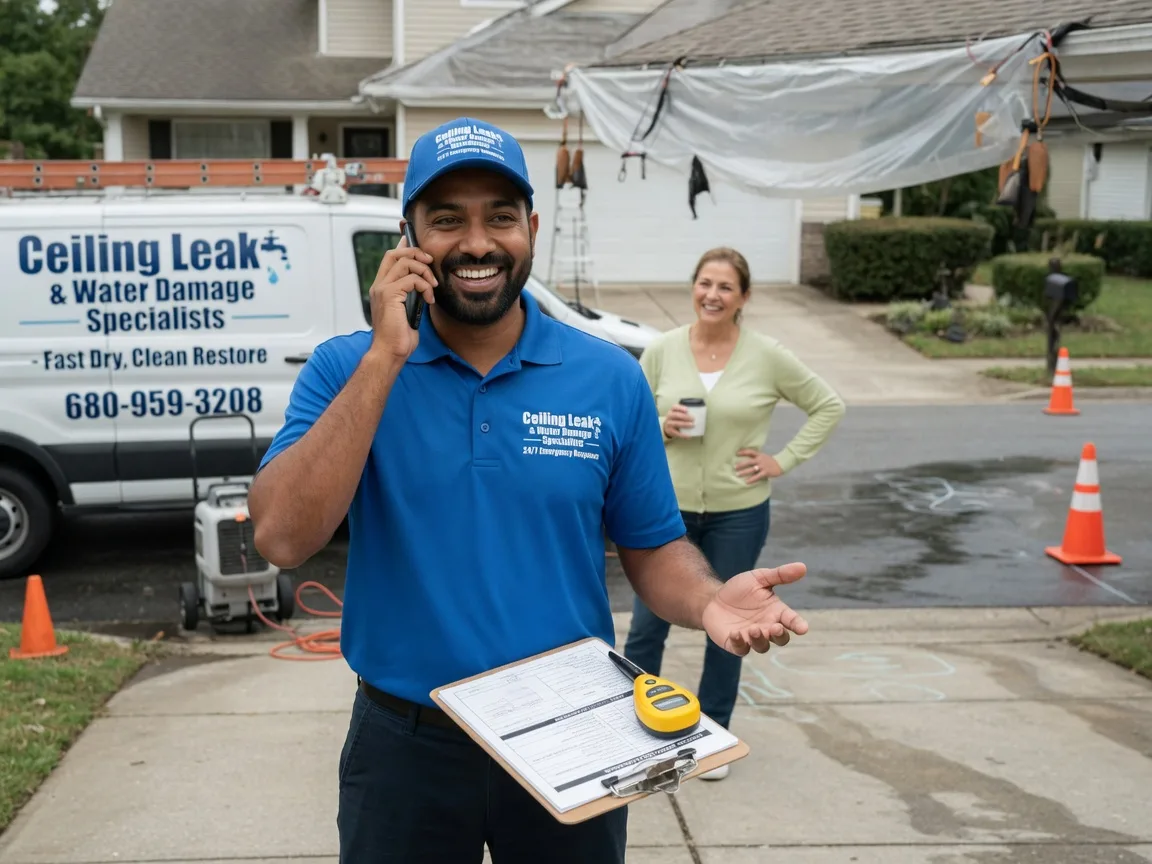 Ceiling Leak Cleanup Blue River, WI FAQs